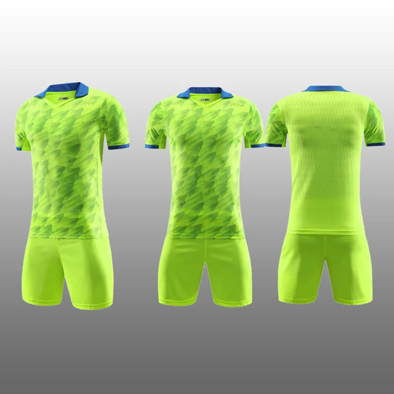 SunrisePeak Blank Football Jersey & Shorts Customized Soccer Jerseys Men Women Training Camp Team Uniform Short