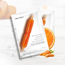 Натуральная увлажняющая маска для лица в крови, апельсин, увлажняющая маска, увлажняющая, сужающая поры, укрепляющая кожу, Антивозрастная маска, уход за лицом* u