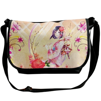 

Hefu-006 Fashion Solid Canvas Messenger Satchel Bags Buckle Casual Portable Shoulder Bag