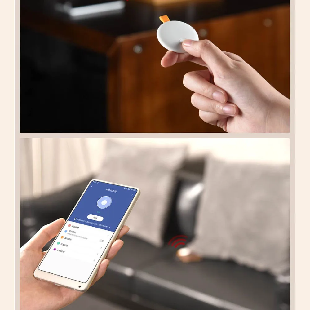 Xiaomi Ranres-dispositivo de Rastreamento Inteligente sem Fio Android Antiperda para Veículos Carros Animais de Estimação Chave para Crianças Rastreador Pista - Image 4