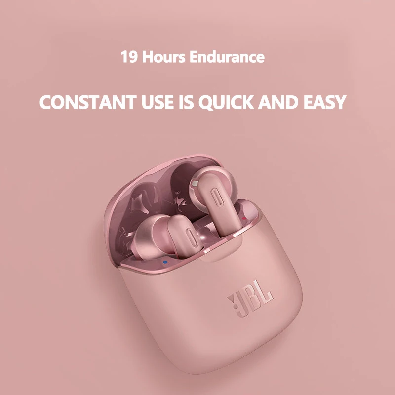 JBL T220tws True Wireless Bluetooth Headset Mobile Phone Universal Stereo Call Mini Stealth Super Long Battery Life Sports