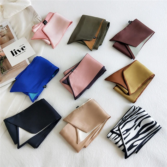 Bag Women Bag Accessories Scarf  Small Silk Scarf Bag Handle - New Silk  Small Women - Aliexpress