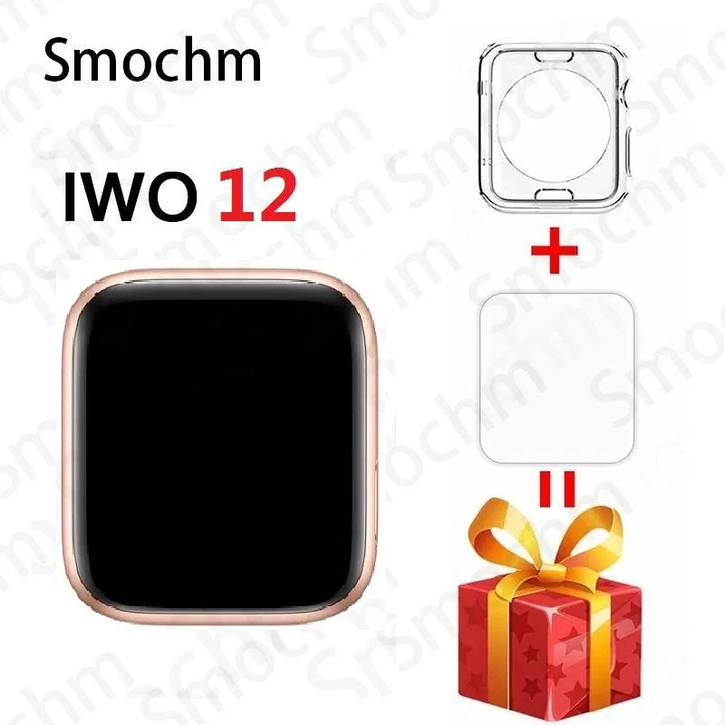 Smochm водонепроницаемые часы IWO 12 Pro 5 Смарт-часы Bluetooth 44 40 мм 1:1 IWO12 для Apple Android Phone PK MAX
