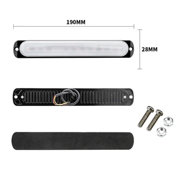 

White Urgent Signal Light kit Motorcycle Super High Brightness 2600-15000