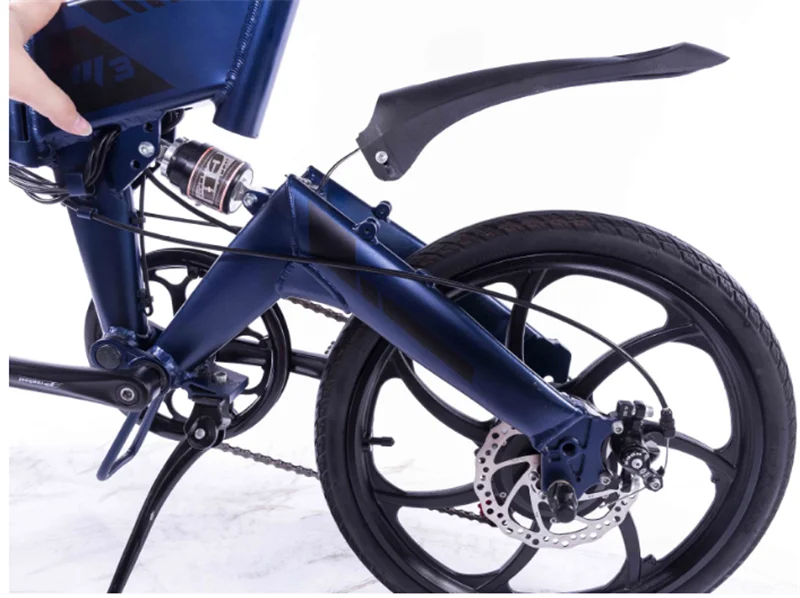 Electric Bicycle Assisted Mountain Folding Bike 36v 10AH 350W Powerful 20Inch Double Disc Brake Electric vehicle men women