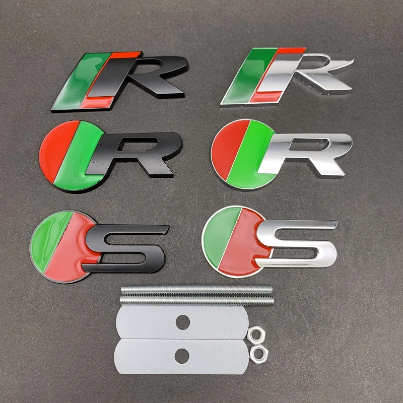 1pcs Metal R S logo car front grill emblem for Jaguar XJ XE XF S-TYPE X-TYPE F-TYPE | Автомобили и мотоциклы