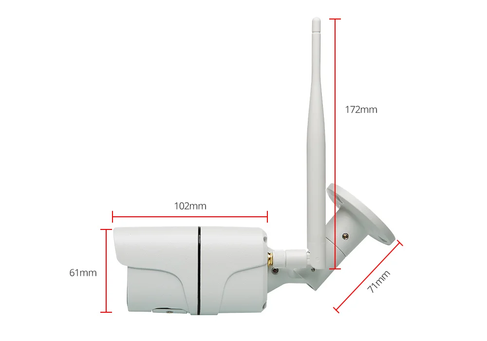 Ip-камера Yanitek, Wifi, 2MP, водонепроницаемая, HD, H.264, камера безопасности, уличная, беспроводная, ночное видение, камера наблюдения, HD CCTV, камера