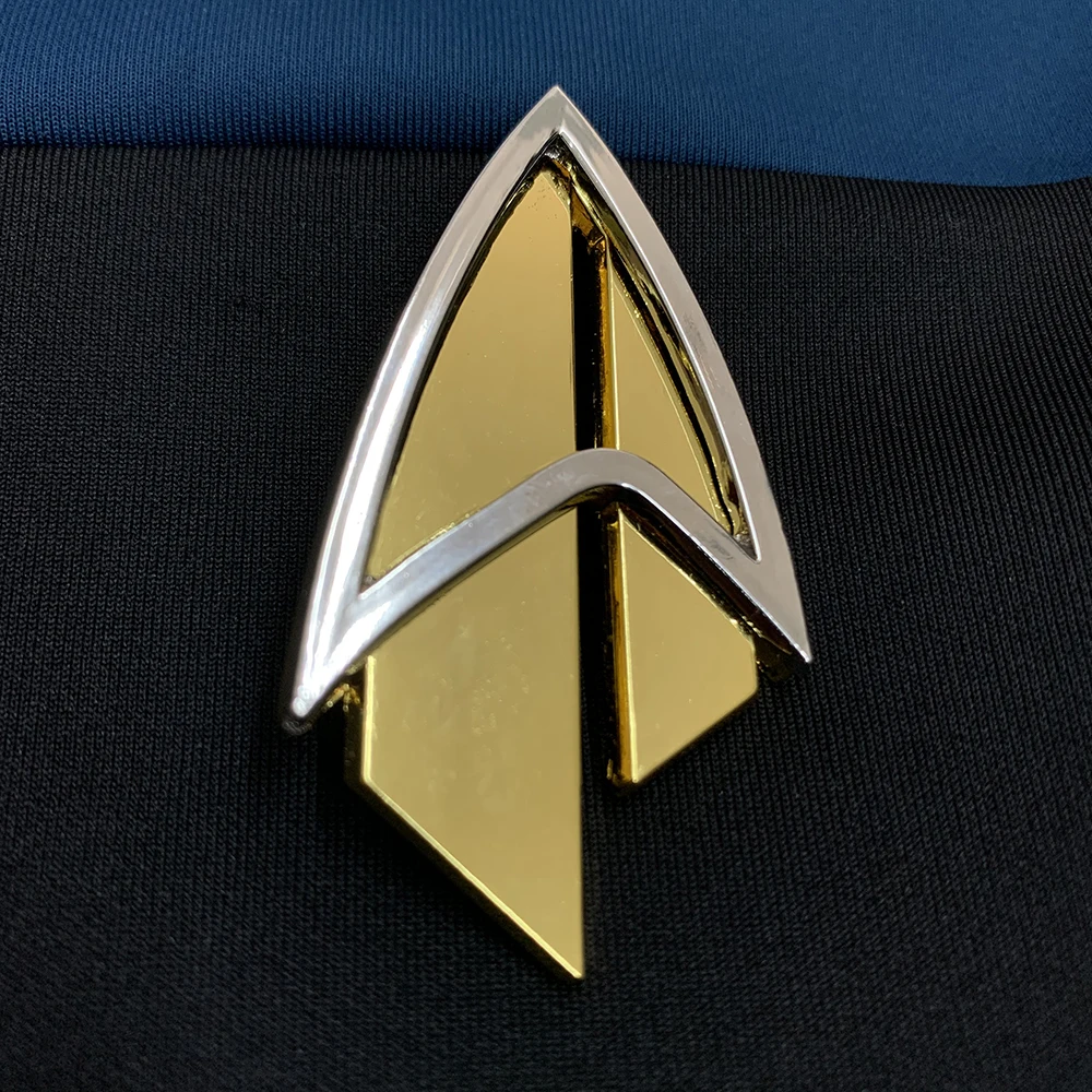 Admiral JL Picards Ein Stern Rank Pips Die Nächste Generation Communicator Pin 