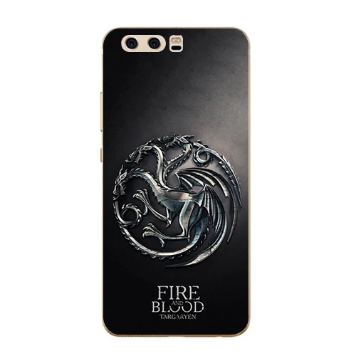 KETAOTAO Игра престолов Daenerys Drogon чехол для телефона s для iPhone 4S 5S 6S 7 8 Plus XR XS Max чехол кристально чистый мягкий TPU чехол s - Цвет: Темно-серый