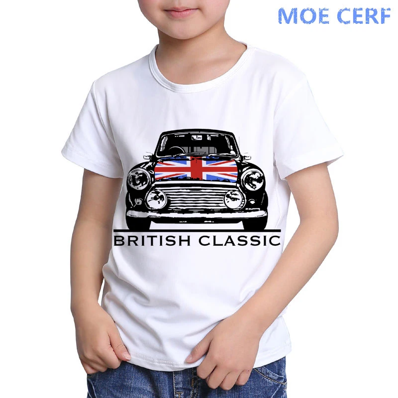 

Children Cartoon Print T-shirts Boys&Girls Car Motorcycle Jeep Classic Car Pattern Tees Y38-2
