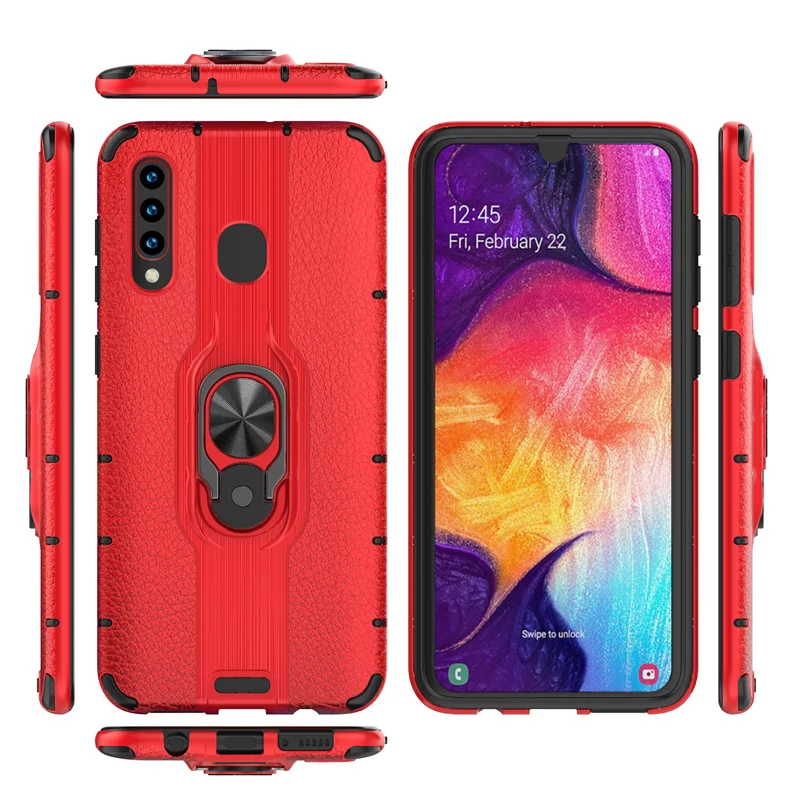 

Shockproof Case For Samsung Galaxy A50 Holder Stand Car Ring Phone Cover For Samsung A50 A505F A505 A 50 A505FD Cases