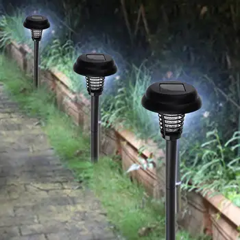

Solar Mosquito Killer LED Lamp Waterproof Outdoor Garden Yard Lawn Light Bug Zapper Mosquito Trap Killer Lamp