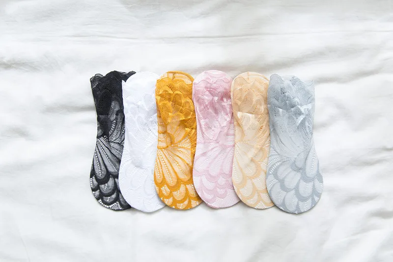 10 пар, весенние и летние новые женские невидимые носки, кружевные носки с закрытым носком, кружевные носки, невидимые женские носки