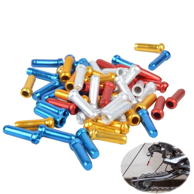 20Pcs New High Quality Portable Durable Bike Brake Gear Cable Ferrule