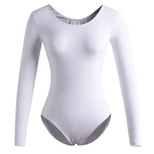 New Arrival Adult Ballet Leotard Gymnastics Leotards Long Sleeve Bodysuit Dance Clothes Stage Wear