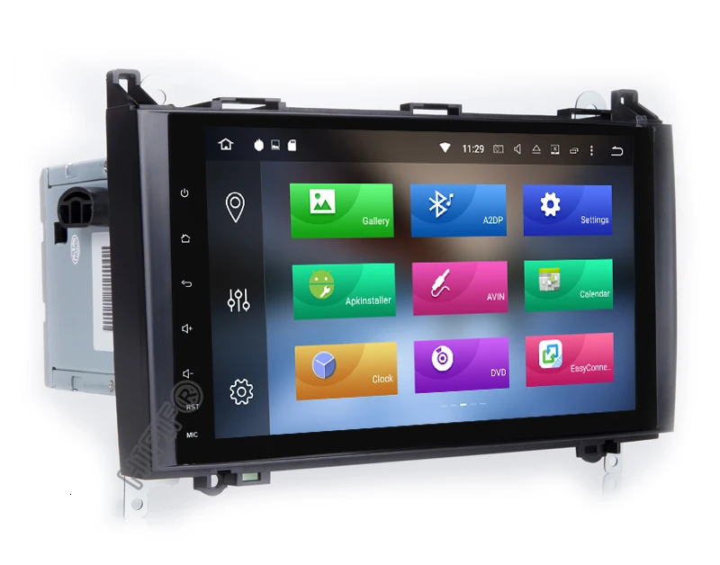 Discount IPS New 9" Android 9.0 Car Stereo Head Unit GPS auto Radio For Mercedes Benz B200 W169 A160 Viano Vito 3G WIFI Touch Screen 9