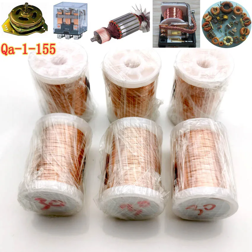 Qa-1-155 обмоточный провод 0 05/0 06/0 07 08/0 09 мм 2000 м/1000 м эмалированный Медный магнитная