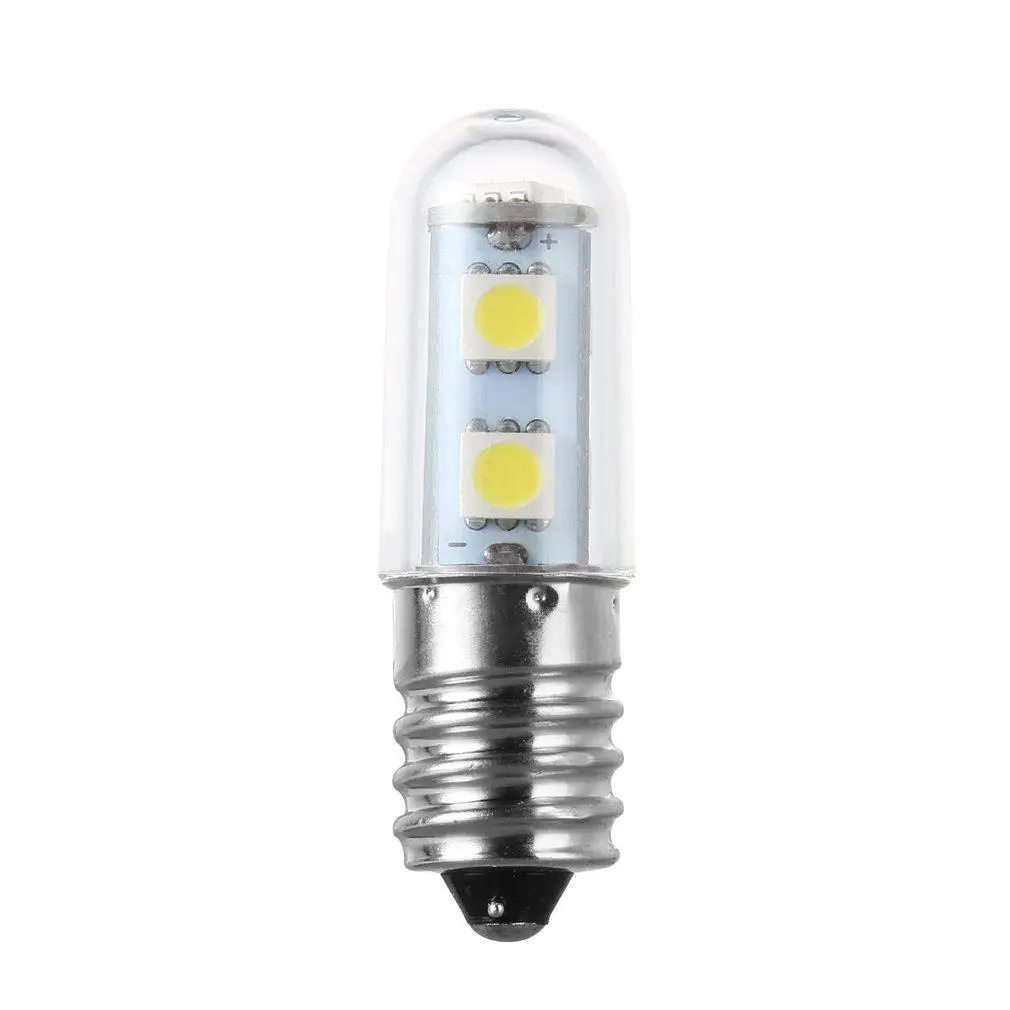 AC 220V E14 1W 7 светодиодный 5050 SMD Чистый/теплый белый холодильник светильник лампа