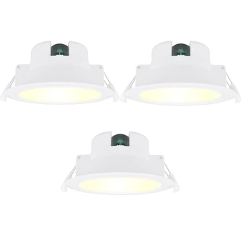 

14W Warm White 3000K Recessed LED Downlight Kitchen Bathroom IP44 LED Recessed Ceiling Down Light AC100~240V IP44 Dampproof
