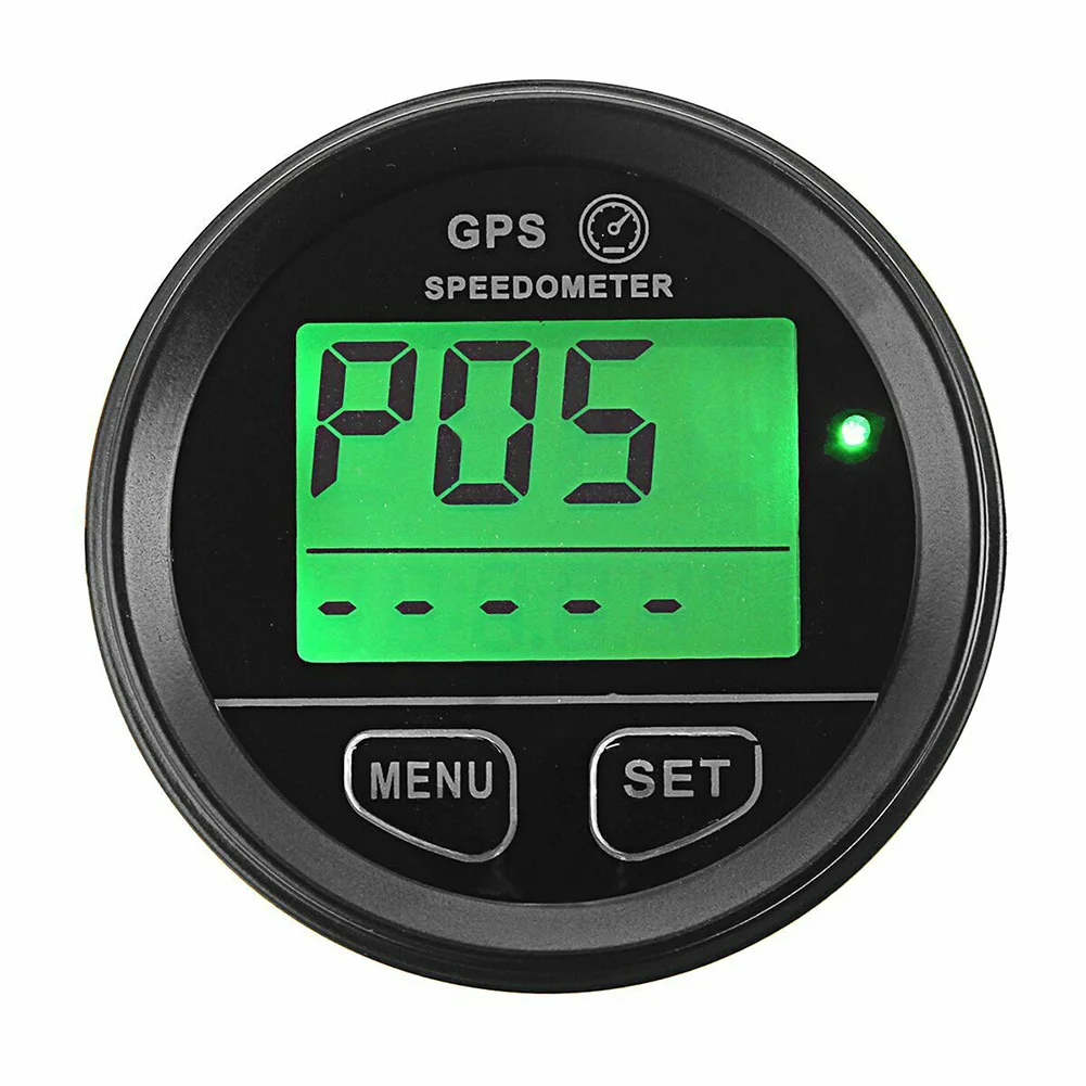 

LCD Display Counting Instrument Speedometer Odometer Speed Measurement Accurate Waterproof Round Lightweight Car Boat Motorcycle