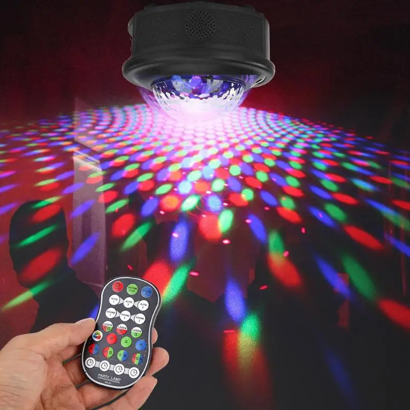 LED Magic Ball Lamp 90 Type Voice Control Halloween Stage Effect Projector Light Rapid Heat Dissipation Install