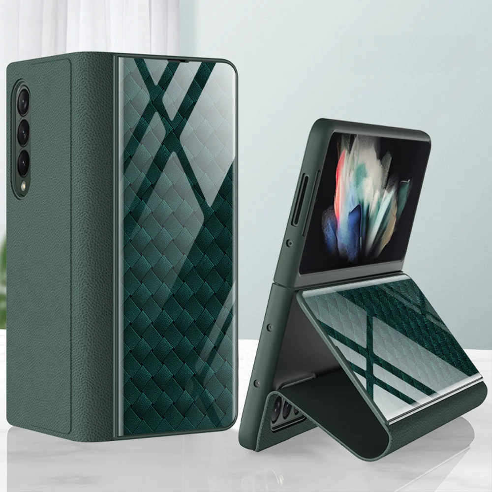 Samsung Galaxy Z Fold4 512GBカバー付き Amazon.com: Samsung Galaxy Z Fold4 Official Leather Cover Grey