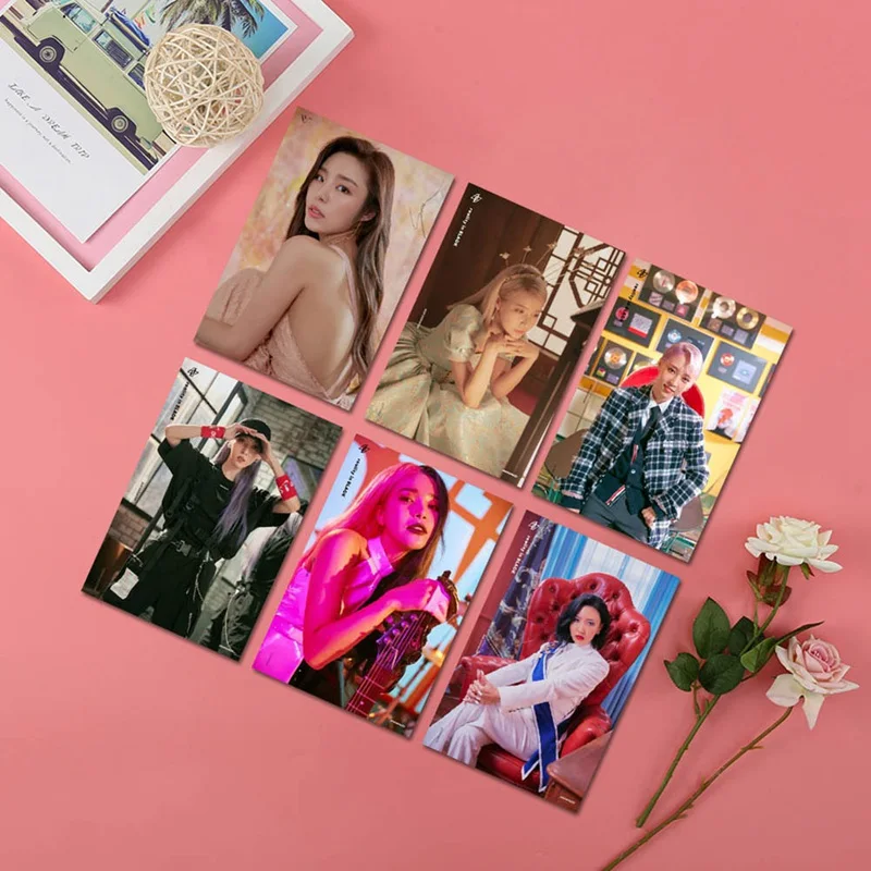 18 шт./компл. Mamamoo реальность в черном альбоме плавления фото версия для студенческой карты автобус ПВХ Кристалл карты наклейки