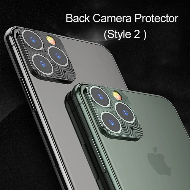 Camera Lens Protector For iPhone 11 Pro XS Max XR X Case Metal Phone Lens Protective Ring Cover