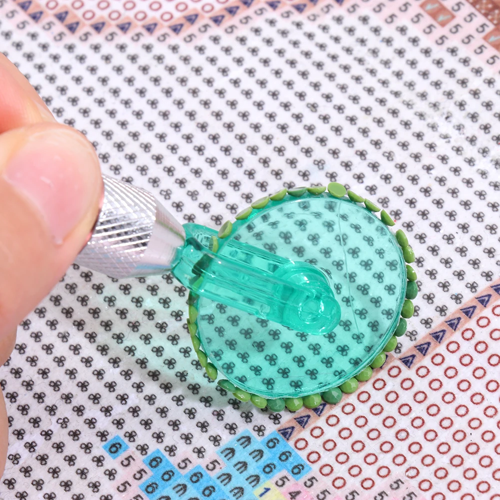 Candy Color Point Drill Pen Head Roll Wheel 5D Diamond Painting Cross Stitch Fast Roller Wheel Tip Diamond Painting Accessories