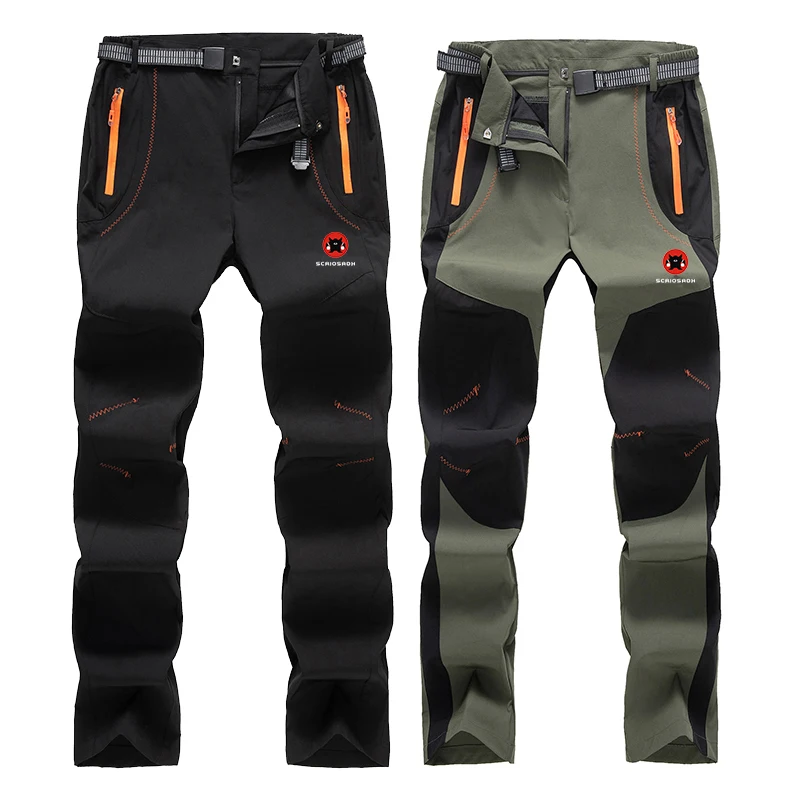 SCRIOSADH Outdoor Brand Quick drying Pants Men Women Waterproof