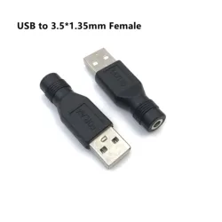 Universal USB to DC Power Plug Adapter Converter - 1pcs (USB - 35135)
