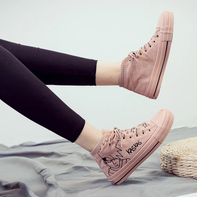 Women Sneakers Tenis Feminino Womens Shoes womens sneakers black shoes  women ulzzgang skateboarding shoes canvas shoes