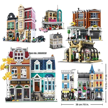 

Model Building Block Bricks Toys Compatible with Creators City Street House 15001 15002 15003 15004 15005 15037 15042 15019