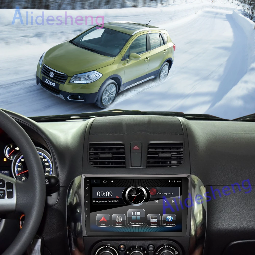 4G 2.5D Android 8,1 автомобиль радио мультимедиа плеер для Suzuki SX4 2006 2007 2008 2009 2010 2011 2012 2013 gps навигации