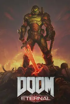 

Doom Game Art Print Silk Poster for Your Home Wall Decor 24x36inch