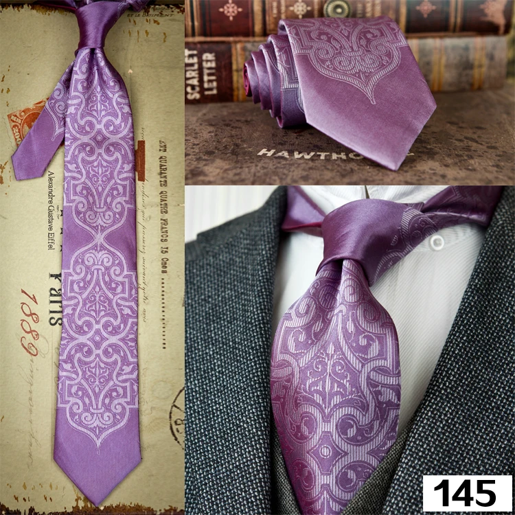 Мужские галстуки ручной работы в геометрическом стиле, в горошек, с узором пейсли, разноцветные, шелк, жаккард, новинка