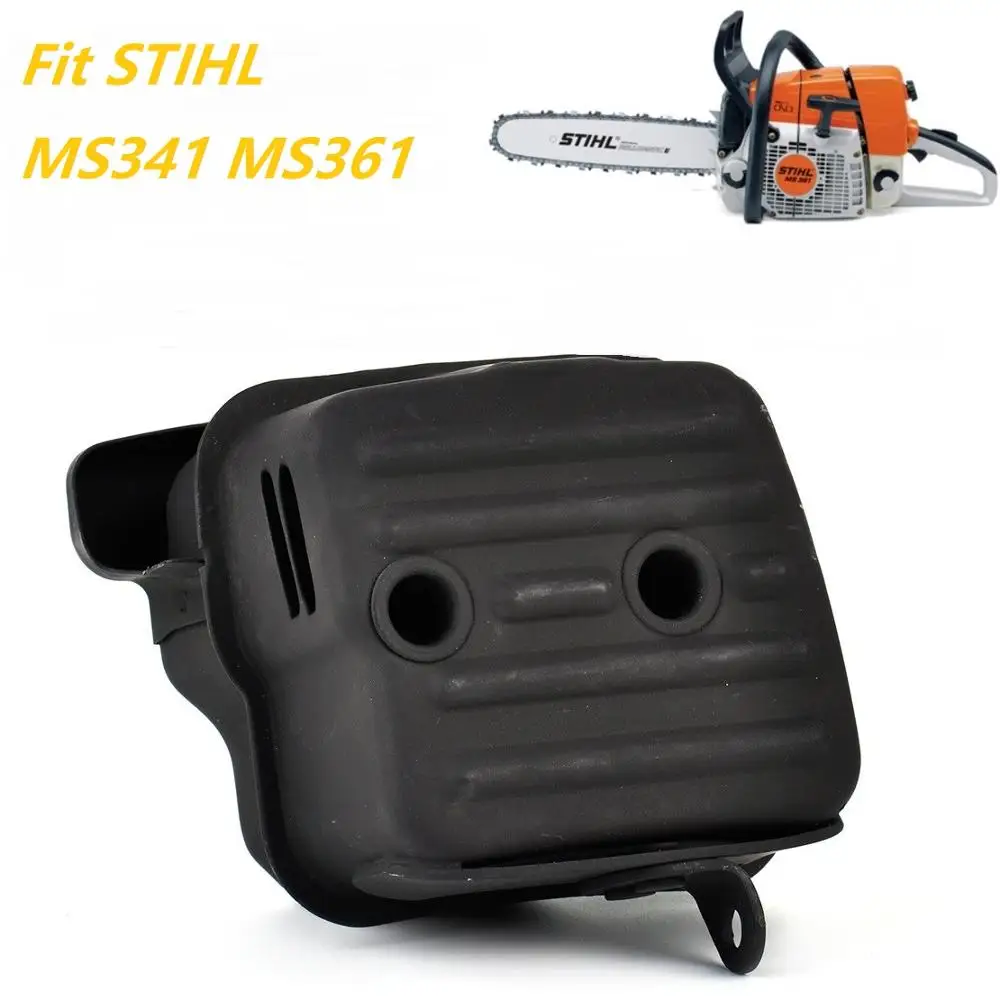 Muffler Silencer Replacement Fit For Stihl Ms341 Ms361 Chainsaw Spare