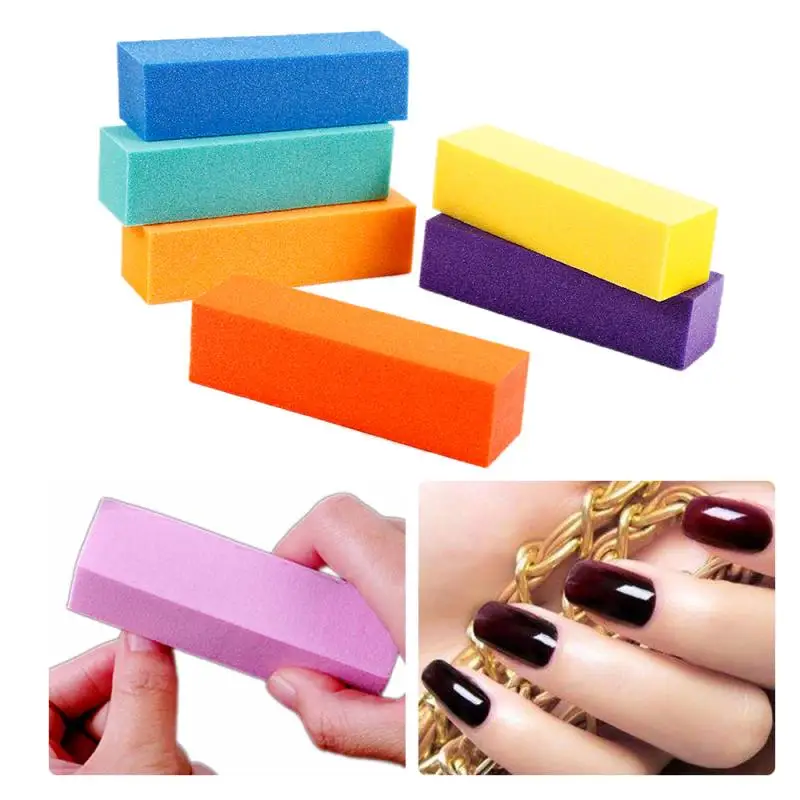 10 шт шлифовальный блок пилка для дизайна ногтей шлифовальная пилка для ногтей лак губка буфер блока педикюр маникюрные наконечники пилка для ногтей инструменты Новинка