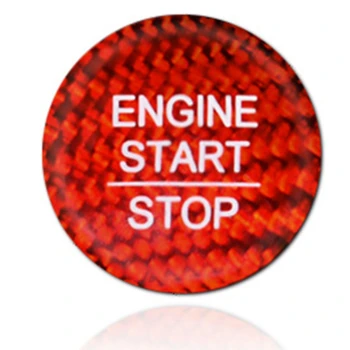

Carbon Fiber Engine Button Replace Cover Engine Start Button Sticker for Honda ACCORD CITY URV JADE CRV fit STOP Key Accessories