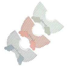 Детская Бандана с крыльями ангела; Одноцветный хлопковый комбинезон для новорожденных мальчиков и девочек на 360 градусов; одежда для моделирования; Впитывающее круговое Слюнявчик