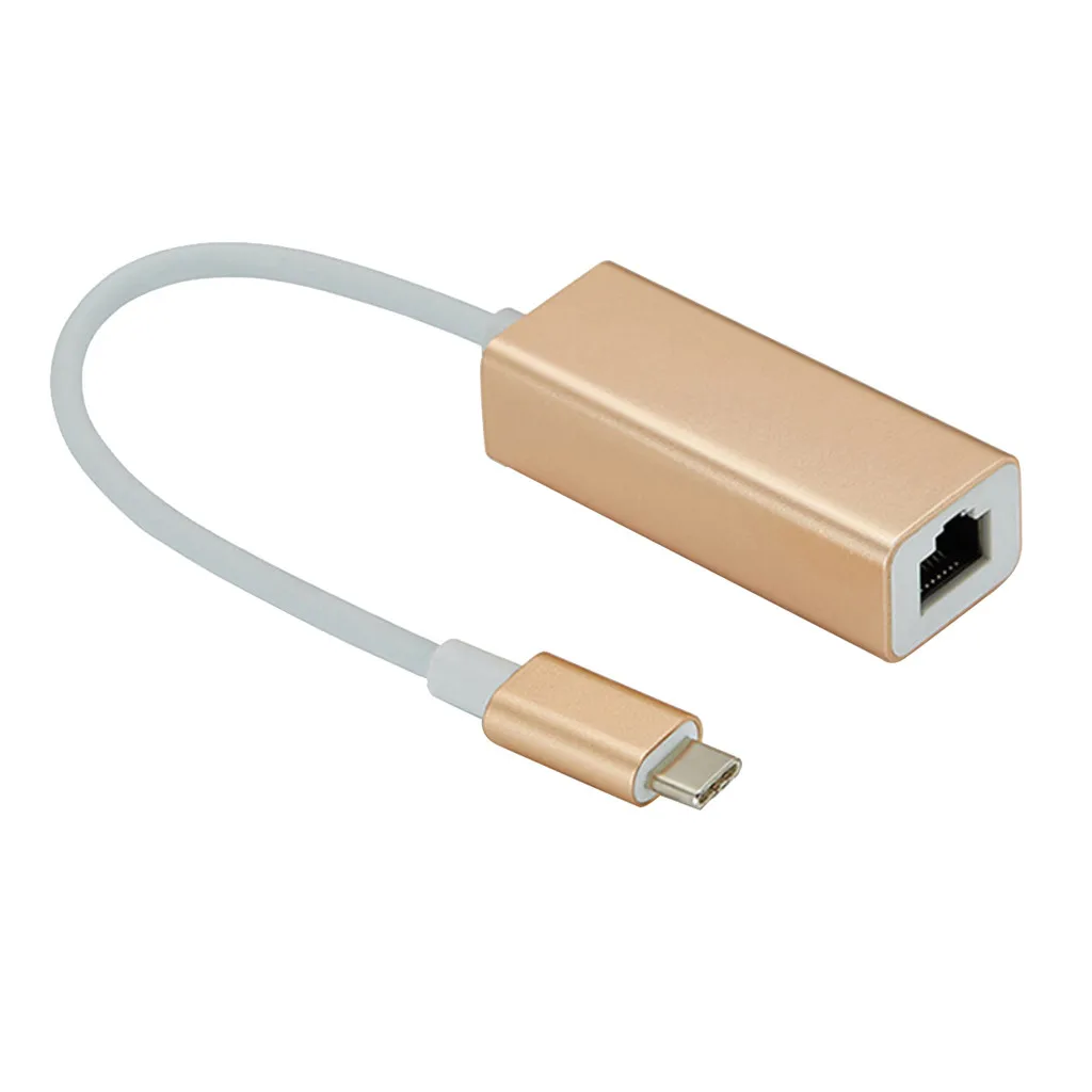 USB C для RJ45 Ethernet адаптер USB 3,1 type C сетевой адаптер 1000 Мбит/с