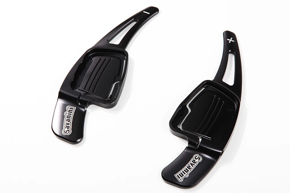 tommia 2pcs Steering Wheel Aluminum Shift Paddle Shifter Extension For Audi Q7- Car-styling