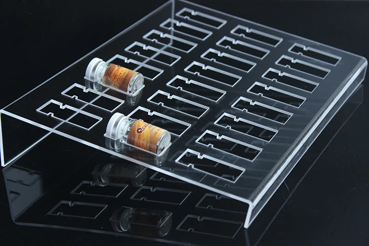 Acrylic Cans Storage Fixed Shelf Space Saving Bottle Holder Stackable Box Bottle Organizer Dpsplay