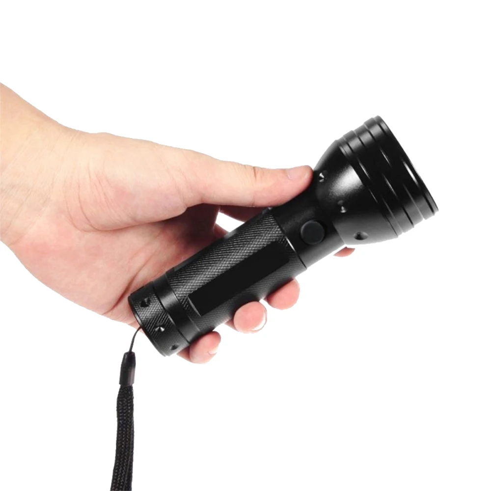 New UV Light 51 LED UV Light 395nm LED UV Flashlight Torch Light Safety UV Detection Tactical Torch Lantern Camping