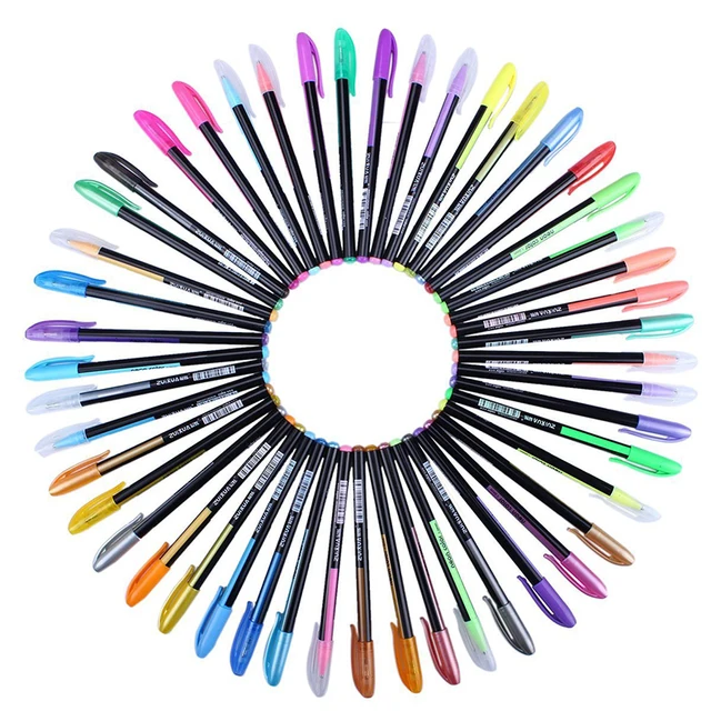 ZSCM 160 Pack Gel Pens Set Art Supplies Adult Coloring Books