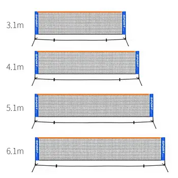 

6.1 MX0.86M Standard Professional Tennis Training Net Badminton Net Outdoor Tennis Net Mesh Volleyball Net Exercise X304D