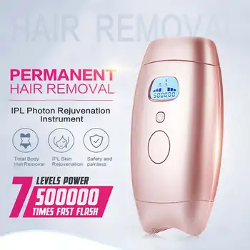

500000 Flash 7 Gears Permanent Ipl Epilator LCD Laser Hair Removal machine Women Men Face Body Home Painless Hair Remover