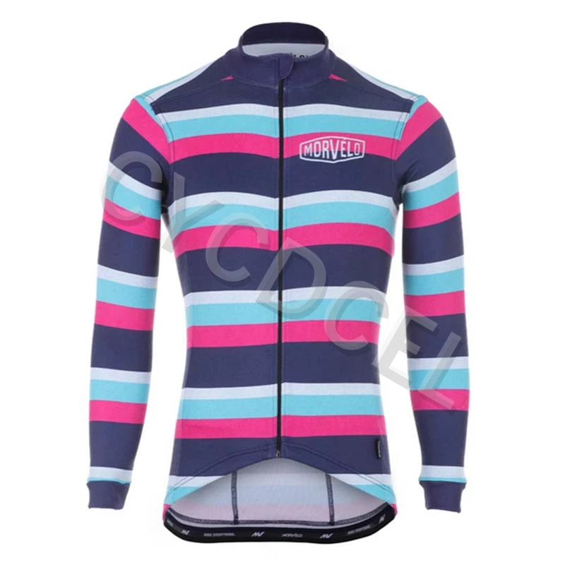 No.7 Morvelo Pro Team Велоспорт Джерси Горный с длинным рукавом MTB велосипед Одежда Майо Ropa Ciclismo uniforme велосипед одежда спортивная одежда - Цвет: No.7