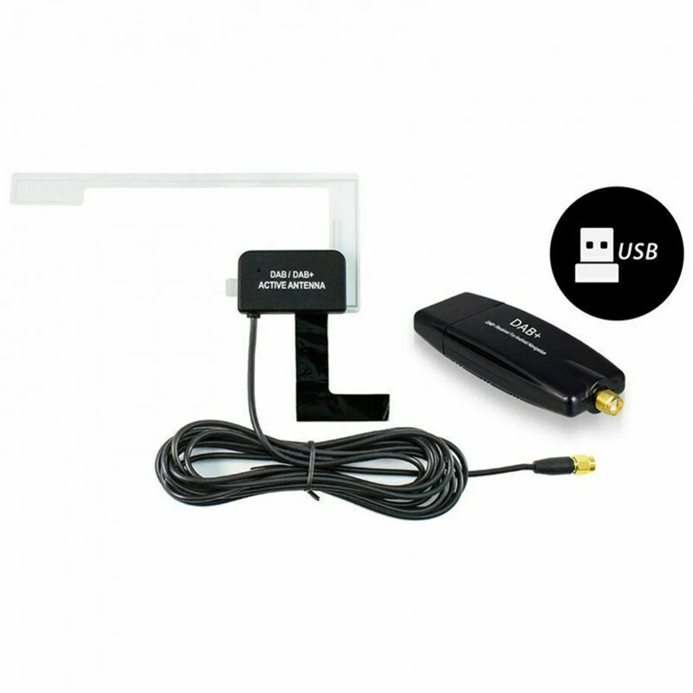 Автомобильная Dab антенна с Usb адаптером приемник для Android автомобильный плеер применимый для Европы Австралия Dab адаптер Usb