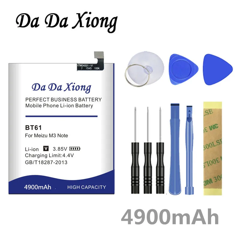 

Da Da Xiong BT61 Replacement Battery for Meizu M3 Note L681H L-version Baterij Bateria Batterie Cell Mobile Phone Batteries